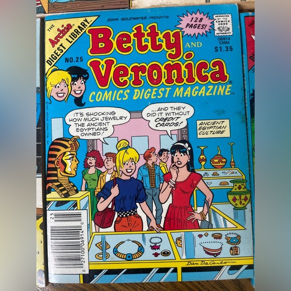 The Archie Digest Library. 7 Vintage Comic Books 1987. Jughead /Betty & Veronica - Picture 7 of 8